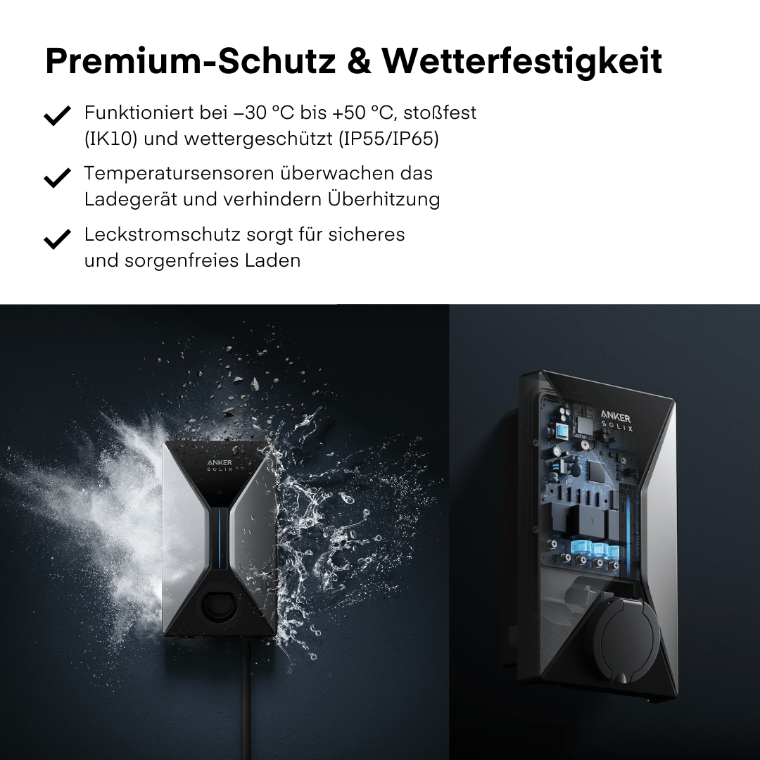 Anker SOLIX V1 Smart EV Charger 11 kW (Kabel)