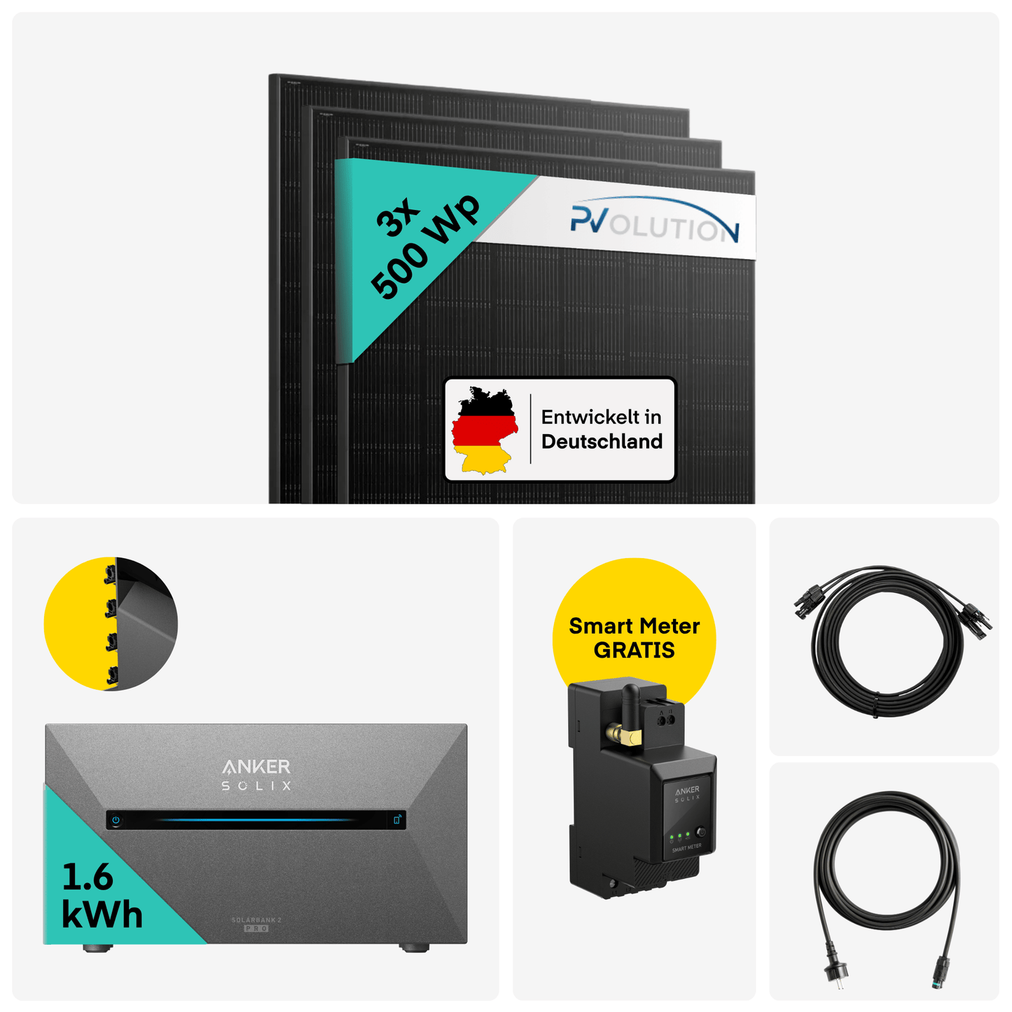 Yuma x Anker - 1500W Balkonkraftwerk mit SOLIX Solarbank 2 PRO