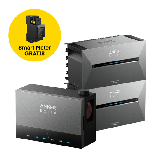 2x Anker SOLIX Solarbank 3 E2700 Pro mit Power Dock