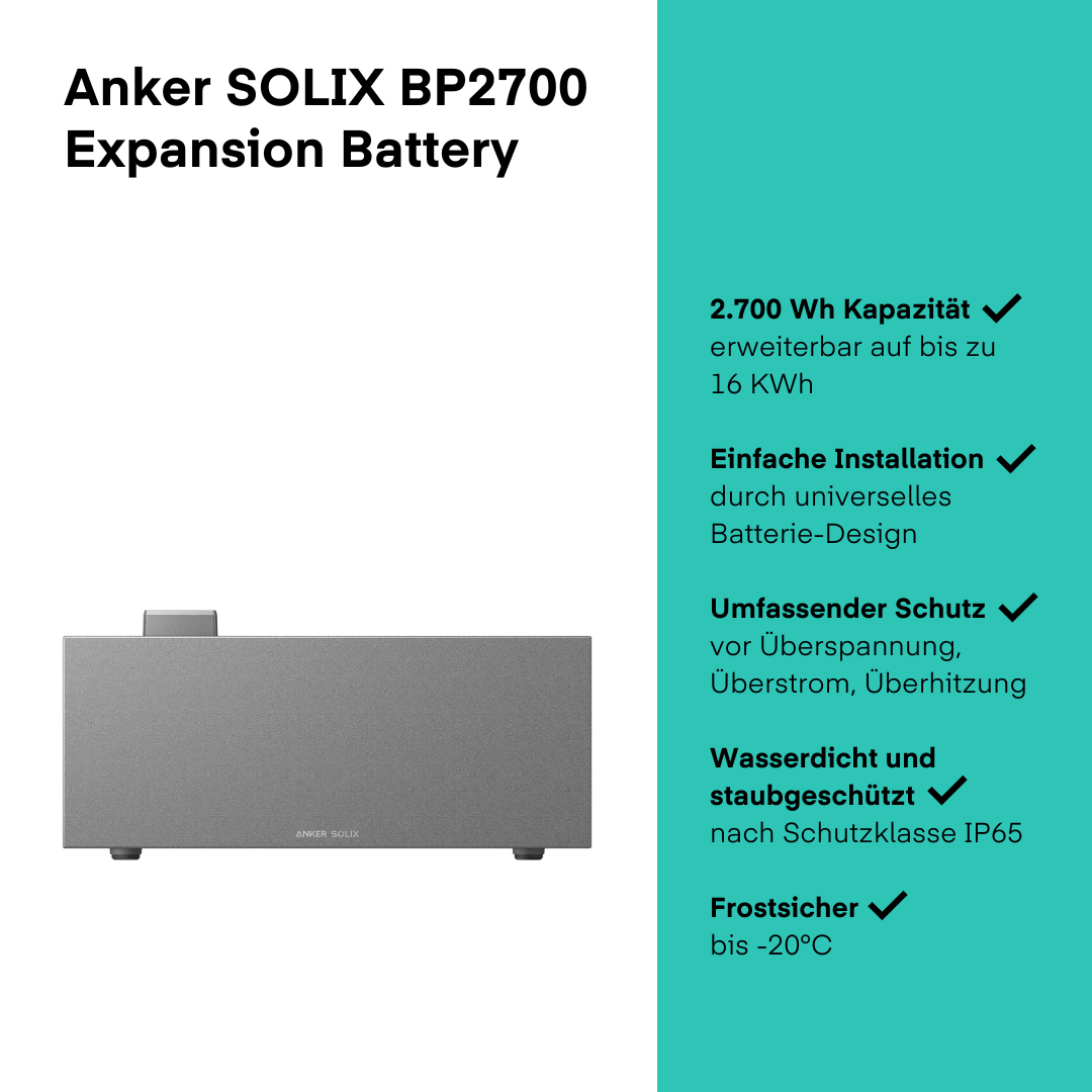 Anker SOLIX BP2700 Erweiterungsakku