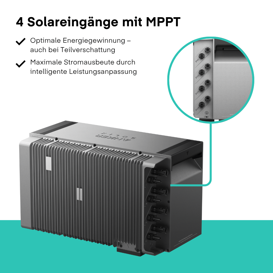Yuma x Anker - 1500 W Balkonkraftwerk mit SOLIX Solarbank 3 PRO