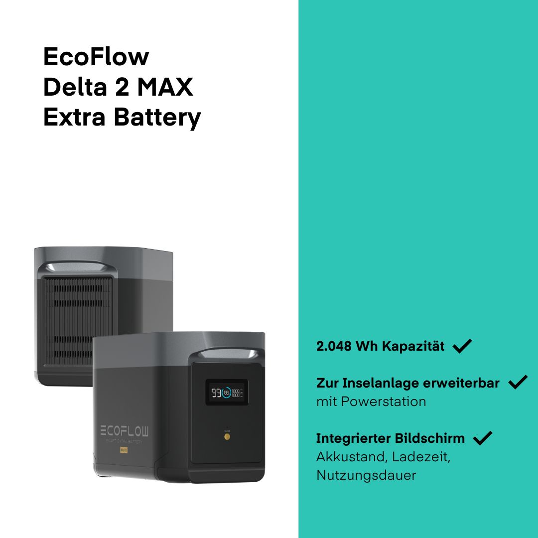 EcoFlow DELTA 2 Max Zusatzbatterie