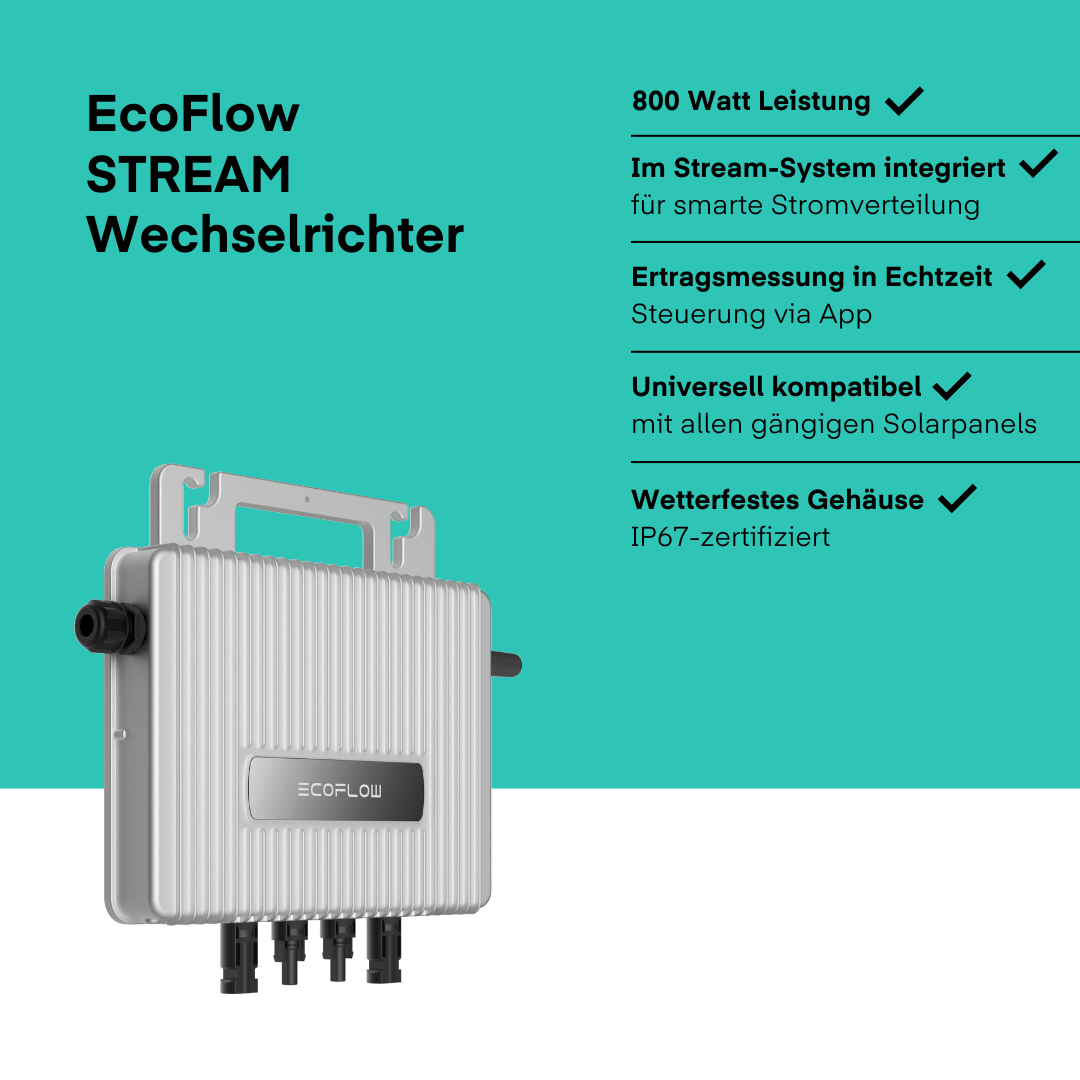 EcoFlow STREAM (900+) Balkonkraftwerk