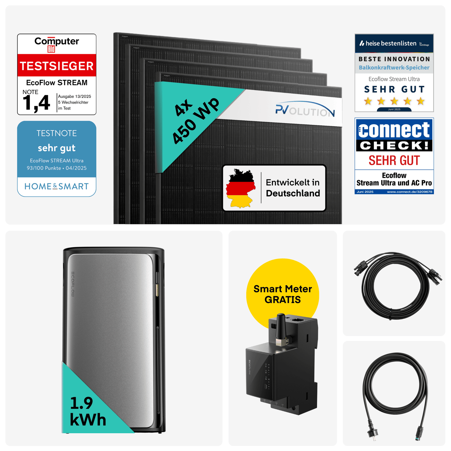 Yuma x EcoFlow - 1800W Balkonkraftwerk mit STREAM Ultra