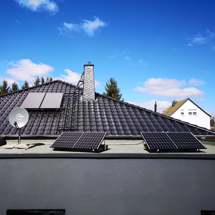 Solarmodule auf Dach