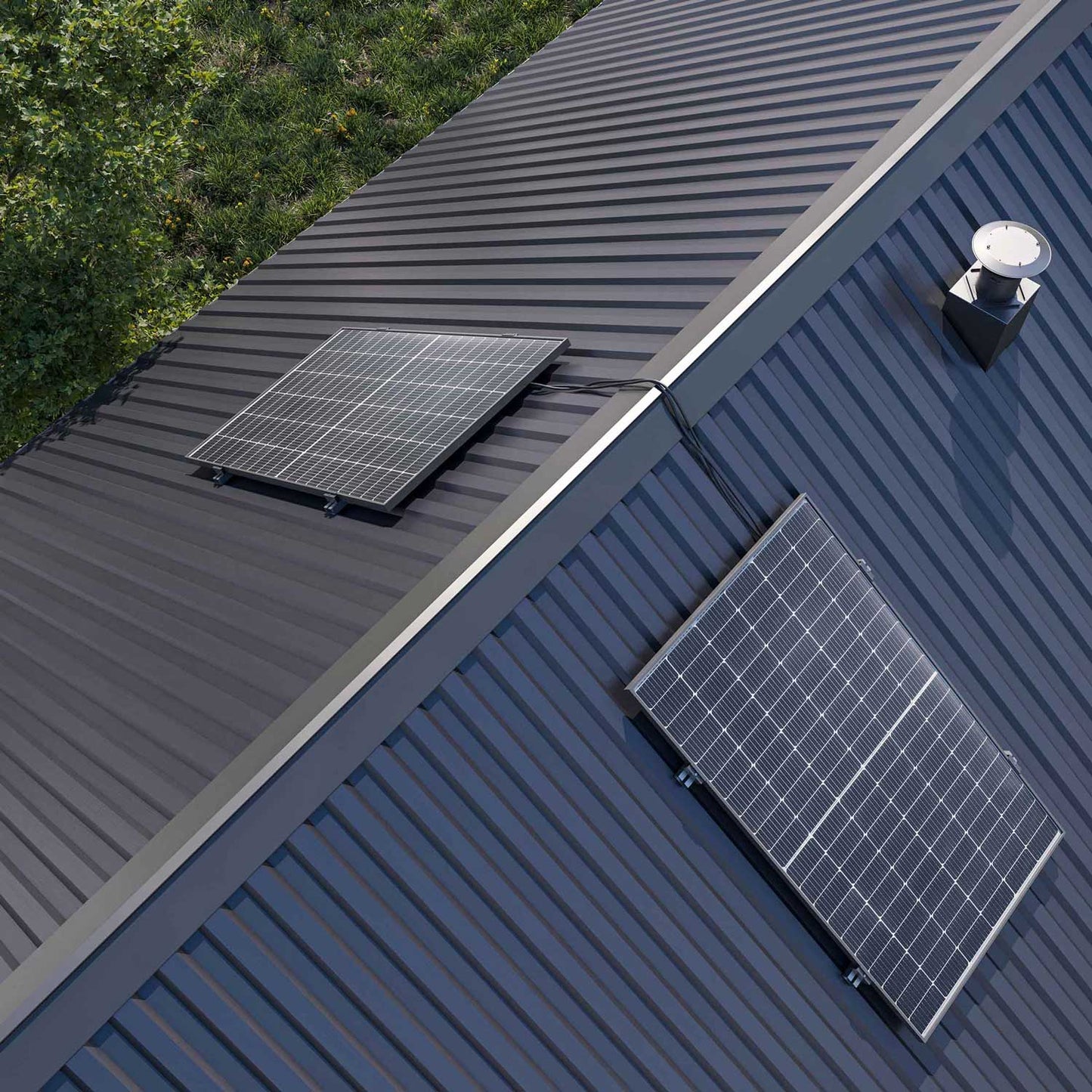 Yuma Roof (900+) Blechdach-Einzelmontage Bifazial