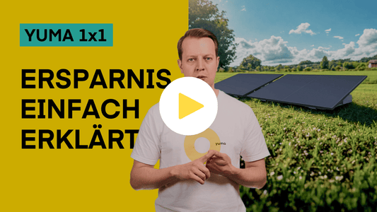 Was kann ich sparen mit einem Balkonkraftwerk? – Yuma 1x1