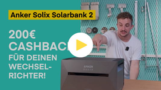 Sichere dir 200 € CASHBACK beim Kauf der Anker Solix Solarbank 2 Pro oder Plus!