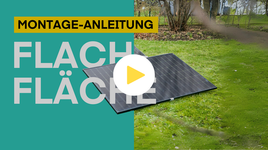 Balkonkraftwerk im Garten