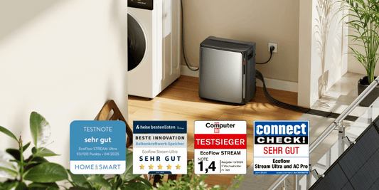 EcoFlow Stream: Mit Balkonkraftwerk legal mehr als 800 Watt einspeisen