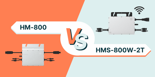 HM-800 vs. HMS-800W-2T: Was sind die Unterschiede der Balkonkraftwerk-Wechselrichter von Hoymiles?