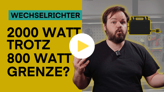 Sind 2000 Watt Balkonkraftwerke erlaubt?