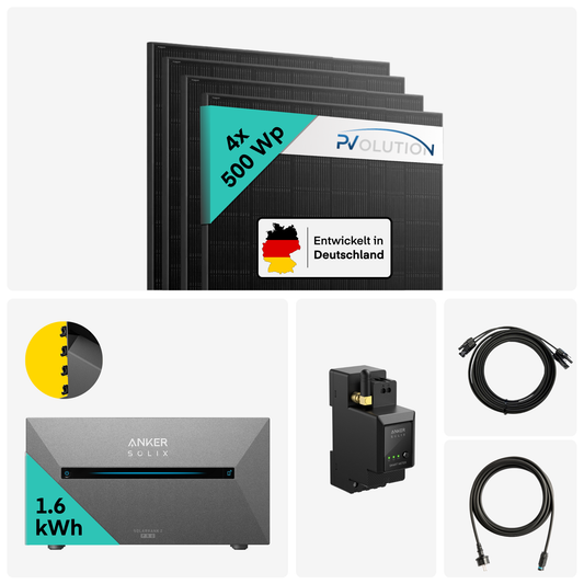 Yuma x Anker - 2000W Balkonkraftwerk mit SOLIX Solarbank 2 PRO
