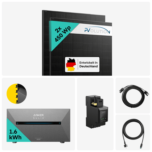 Yuma x Anker - 900W Balkonkraftwerk mit SOLIX Solarbank 2 PRO