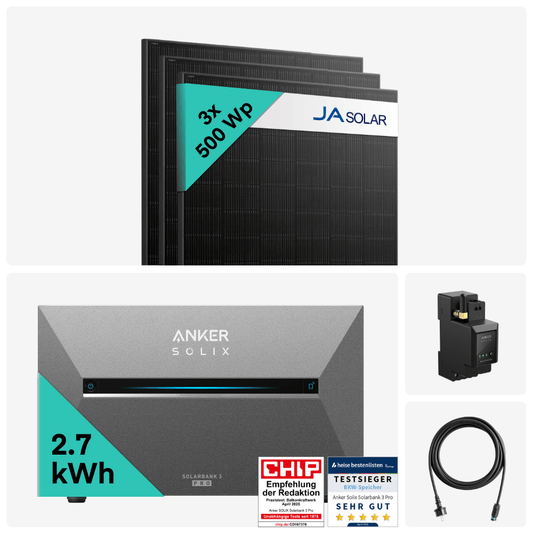 Yuma x Anker - 1500 W Balkonkraftwerk mit SOLIX Solarbank 3 PRO