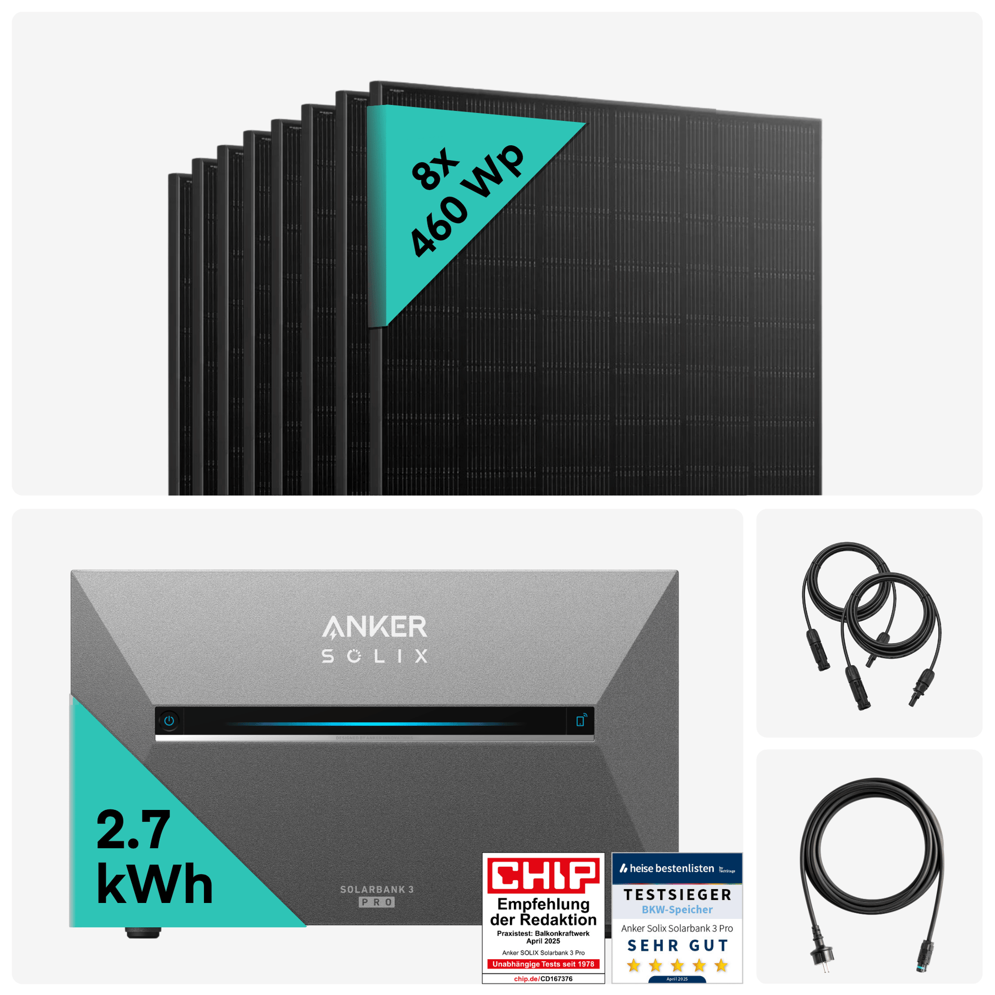 Yuma x Anker - 3680W Solaranlage mit SOLIX Solarbank 3 PRO von Yuma x Anker