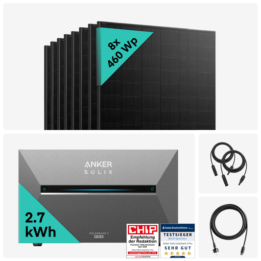 Yuma x Anker - 3680W Solaranlage mit SOLIX Solarbank 3 PRO von Yuma x Anker