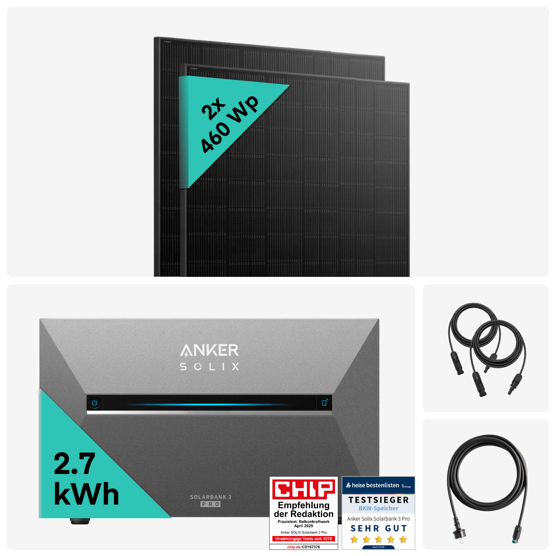 Yuma x Anker - 920W Balkonkraftwerk mit SOLIX Solarbank 3 PRO von Yuma x Anker