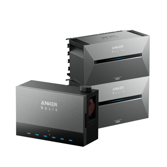 2x Anker Solix Solarbank 3 E2700 Pro mit Power Dock