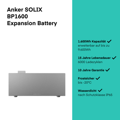 Anker SOLIX BP1600 – Erweiterungsakku