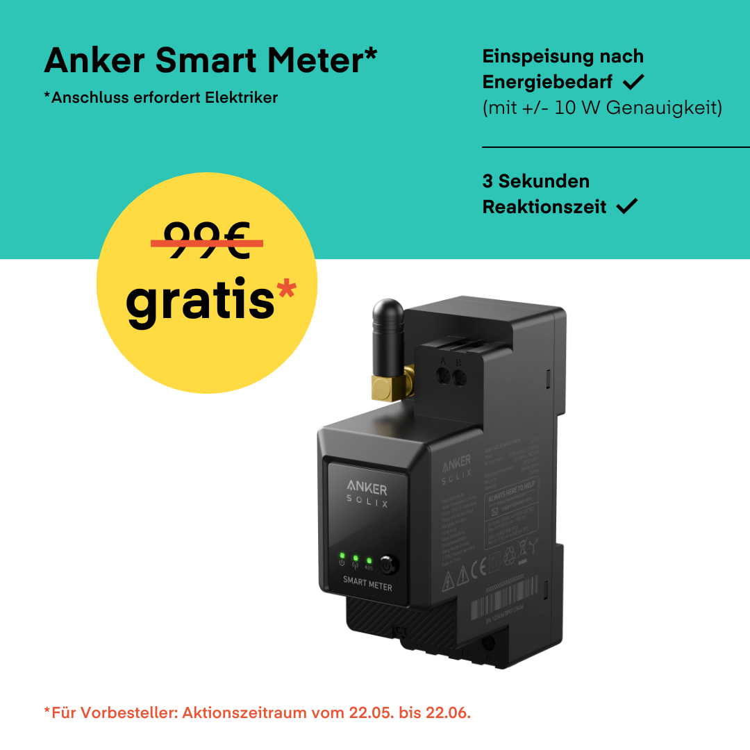 Anker SOLIX Solarbank 2 E1600 PLUS inkl. Smart Meter