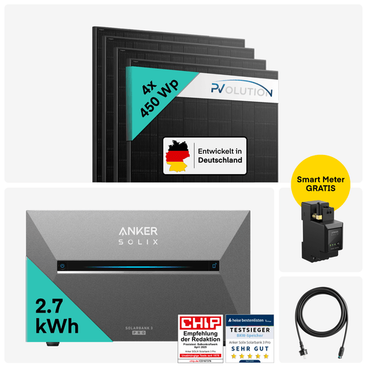 Yuma x Anker -  1800W Balkonkraftwerk mit SOLIX Solarbank 3 PRO