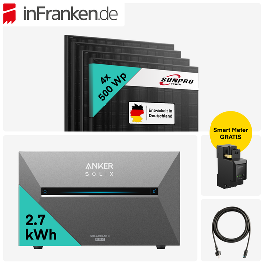 InFranken Deal: Yuma x Anker - 2000W Balkonkraftwerk mit SOLIX Solarbank 3 PRO von Yuma x Anker