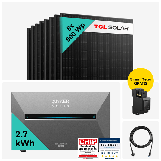 Yuma x Anker - 4000W Solaranlage mit SOLIX Solarbank 3 PRO von Yuma x Anker