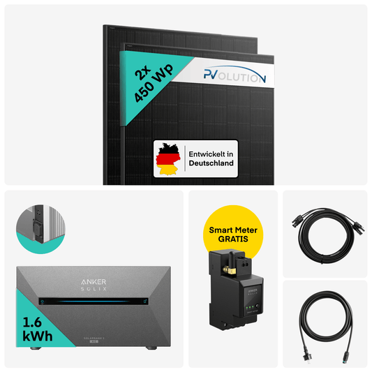 Yuma x Anker - 900W Balkonkraftwerk mit SOLIX Solarbank 2 AC