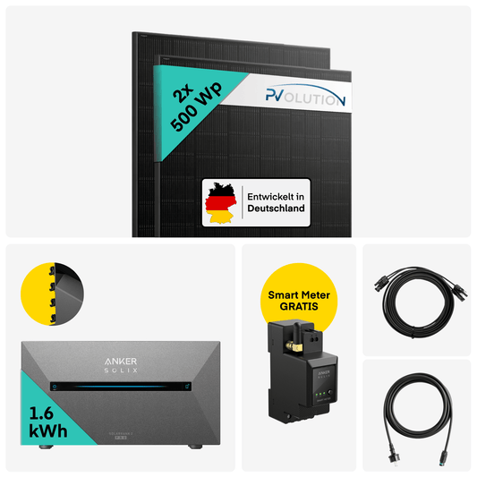 Yuma x Anker - 1000W Balkonkraftwerk mit SOLIX Solarbank 2 PRO