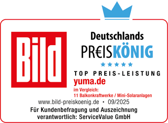 Bild Siegel Preiskönig: Top Preis-Leistung yuma.de