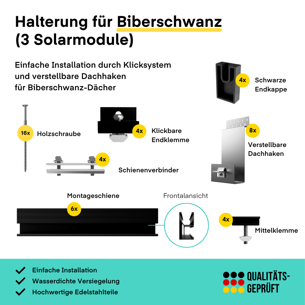 Yuma Roof (1350+) Biberschwanz-Dach