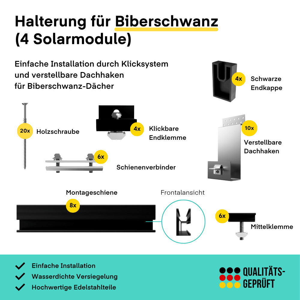 Yuma Roof (2000+) Biberschwanz-Dach