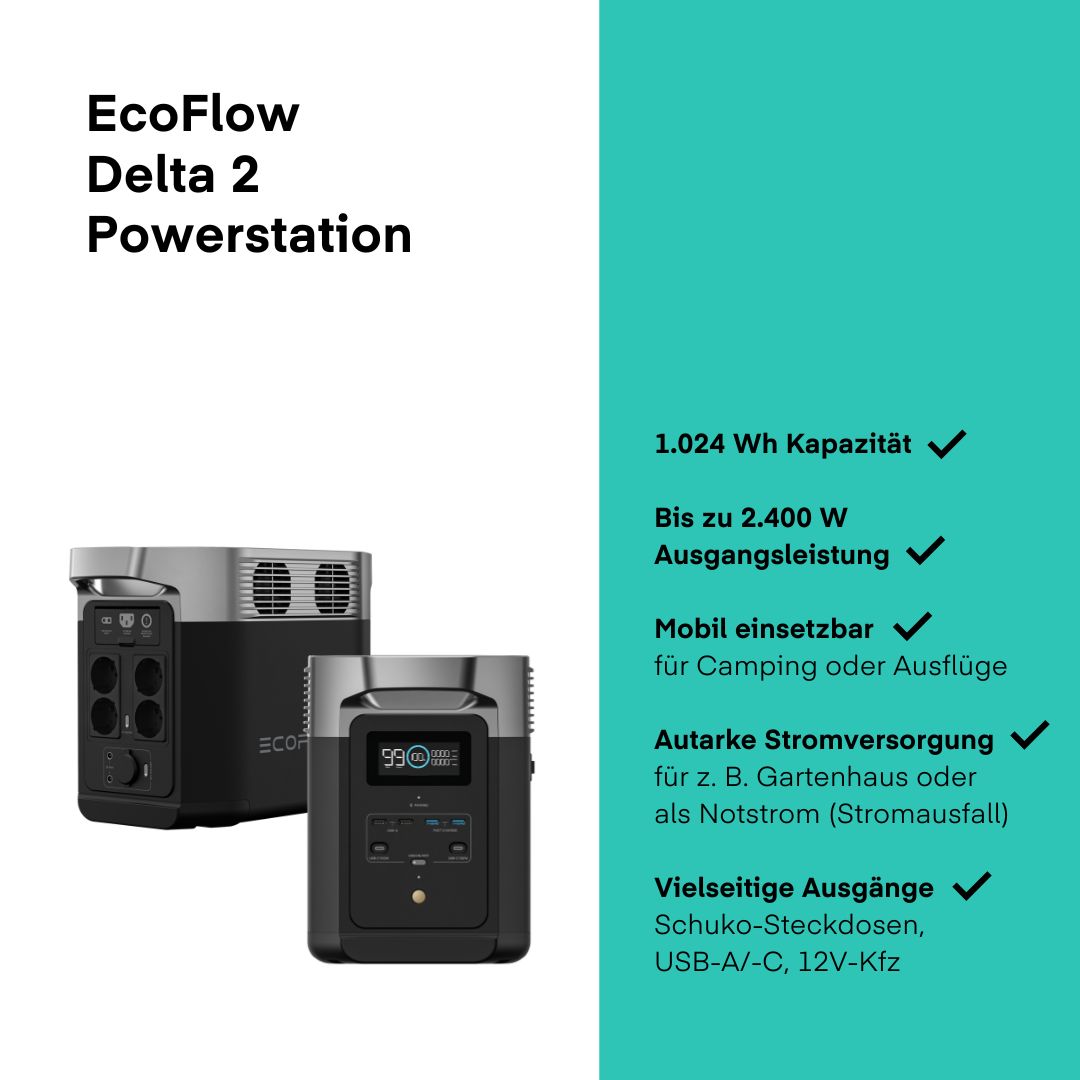 EcoFlow Delta 2 Powerstation (1024 Wh)