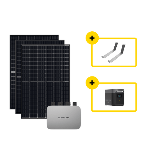 EcoFlow-Balkonkraftwerk-Set - 3 Module