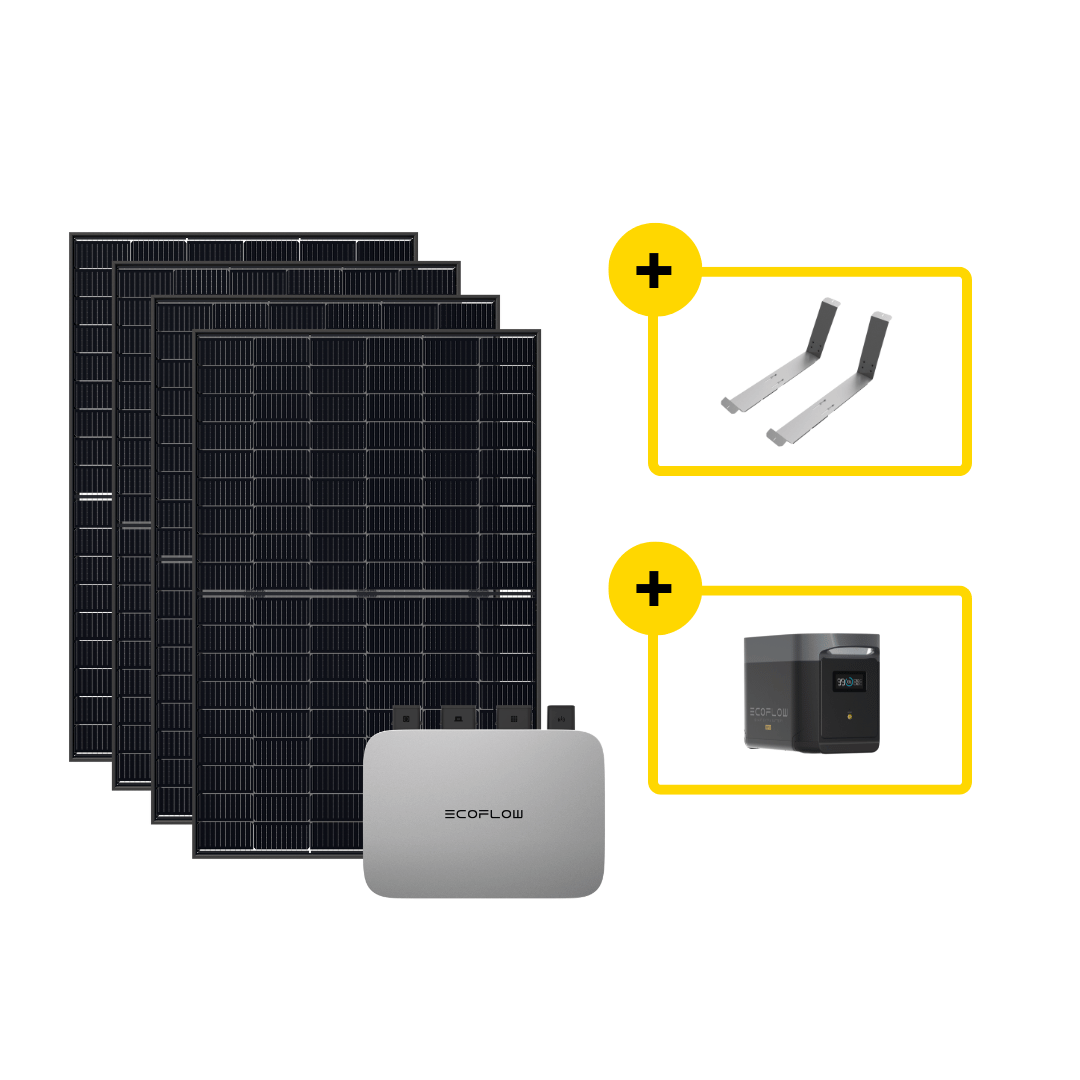 EcoFlow-Balkonkraftwerk-Set - 4 Module