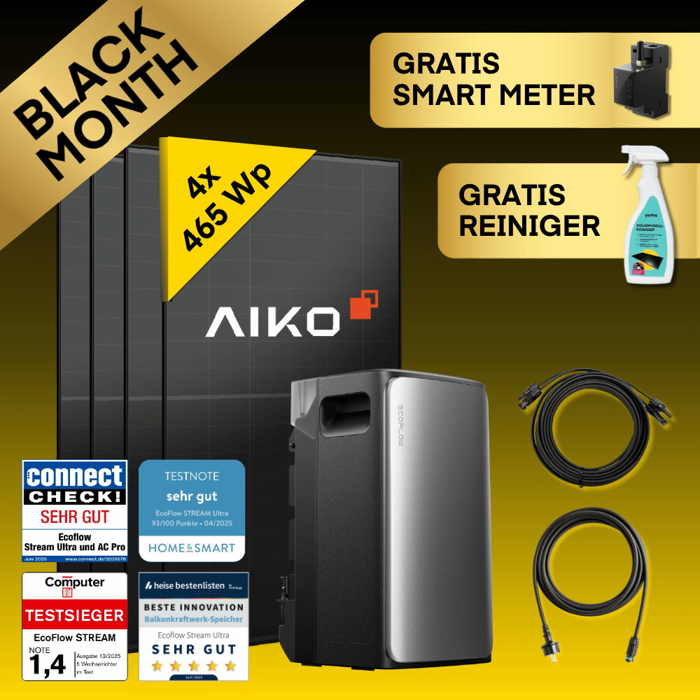 Yuma x EcoFlow - 1860 W Balkonkraftwerk mit STREAM Ultra