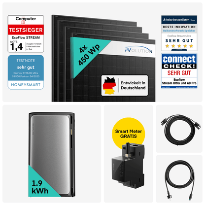 Yuma x EcoFlow - 1800W Balkonkraftwerk mit STREAM Ultra