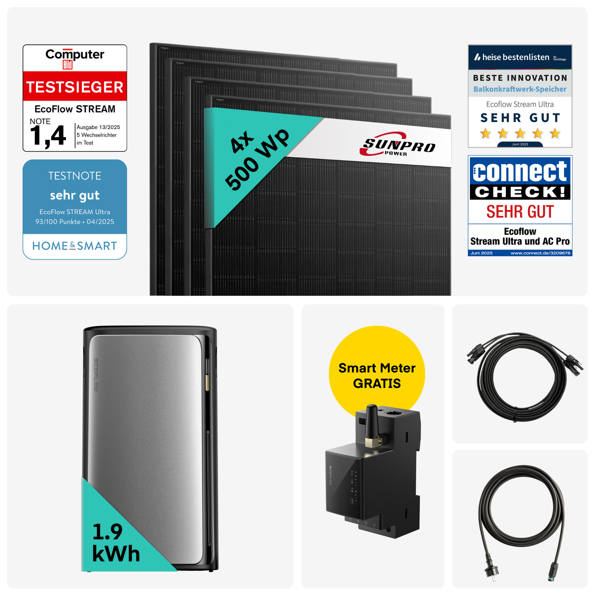 Yuma x EcoFlow - 2000W Balkonkraftwerk mit STREAM Ultra von Yuma x EcoFlow