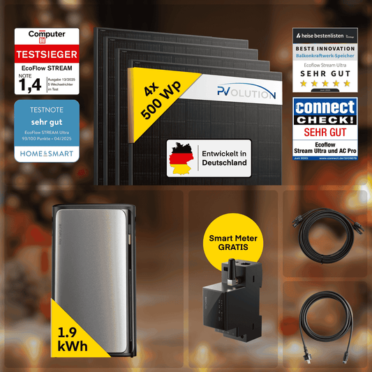 Yuma x EcoFlow - 2000W Balkonkraftwerk mit STREAM Ultra