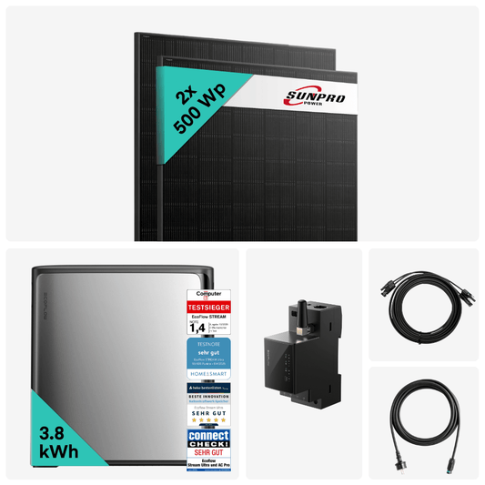 EcoFlow - 1000W Balkonkraftwerk mit STREAM Ultra X