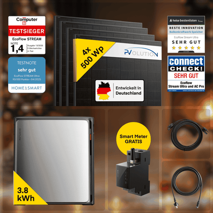 Yuma x EcoFlow - 2000W Balkonkraftwerk mit STREAM Ultra X