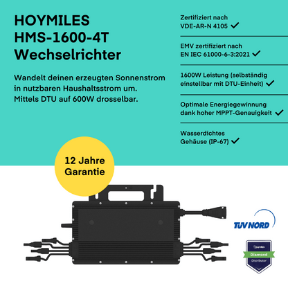 Wechselrichter - Hoymiles HMS-1600-4T