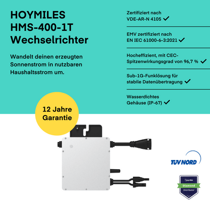 Wechselrichter - Hoymiles HMS-400W-1T