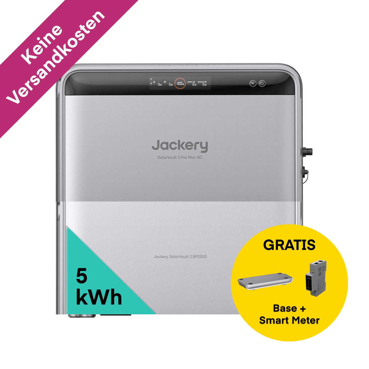 Jackery SolarVault 3 Pro MAX AC + BP2500 von Jackery