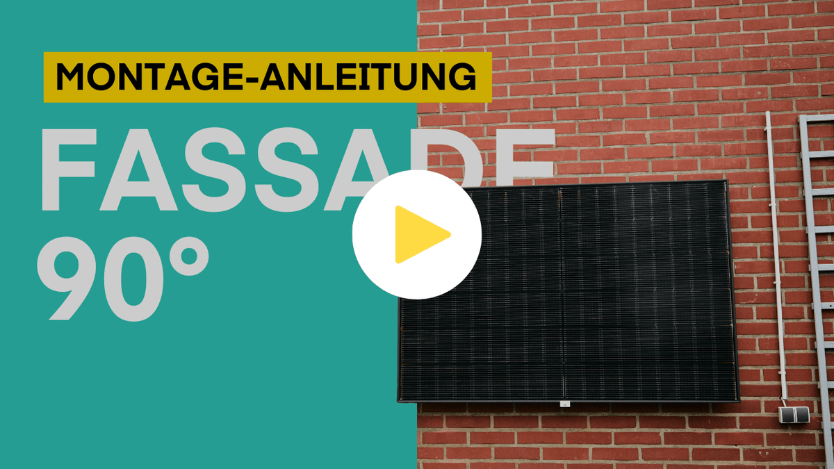 90°-Fassadenmontage erklärt