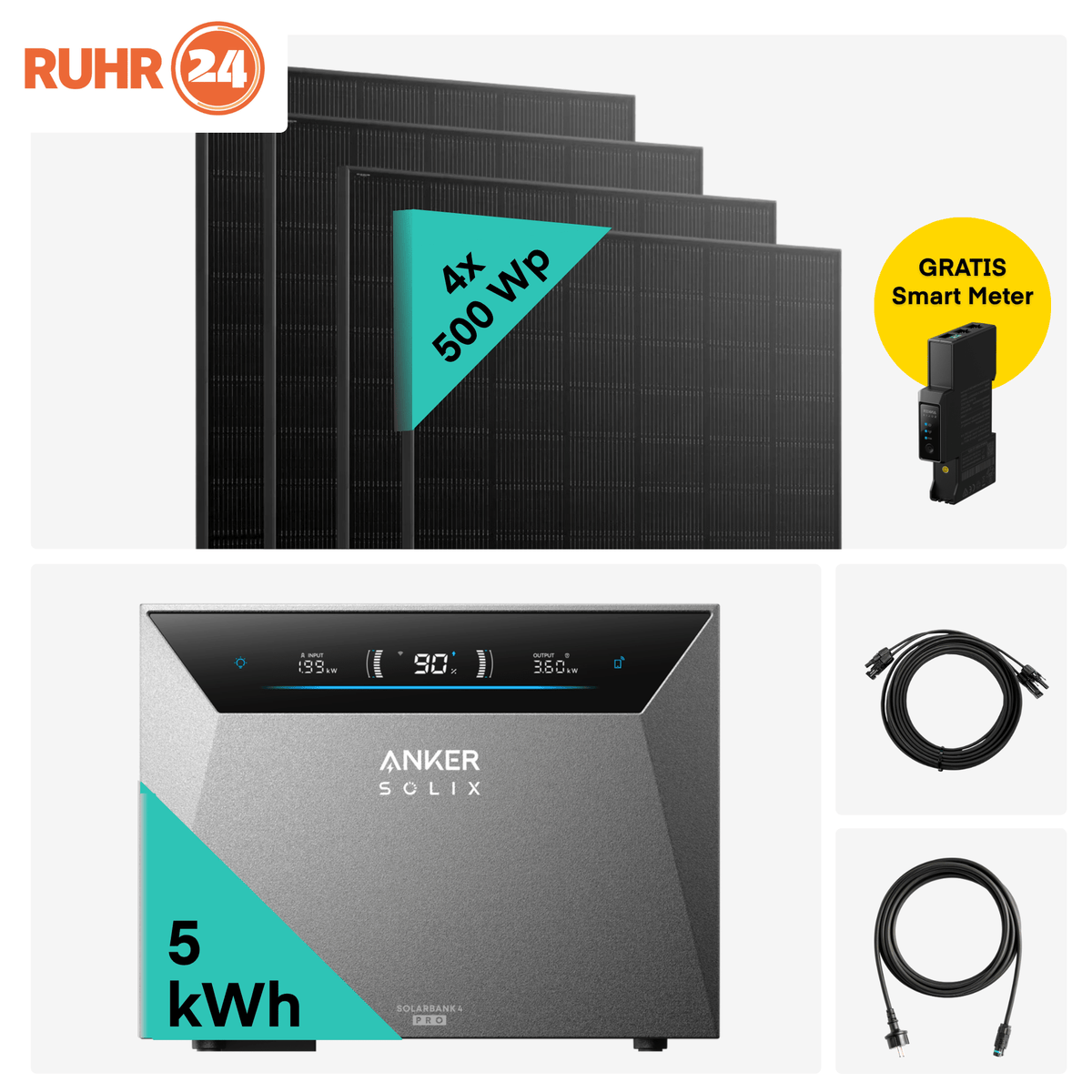Ruhr24 Deal: Yuma x Anker – 2000W Balkonkraftwerk mit SOLIX Solarbank 4 PRO von yuma.de