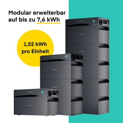 Sunshare Glory 1,52 kWh Batteriespeicher für Balkonkraftwerke von Sunshare