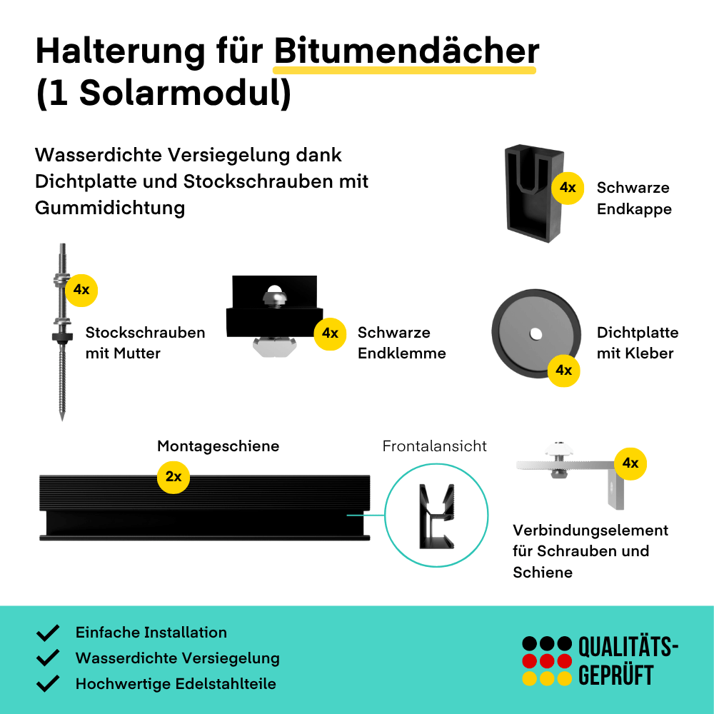 Yuma Roof (500+) Bitumendach Bifazial