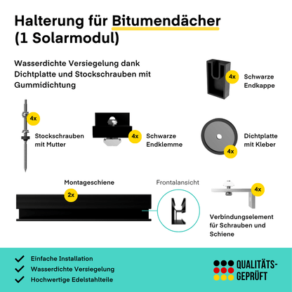 Yuma Roof (500+) Bitumendach Bifazial